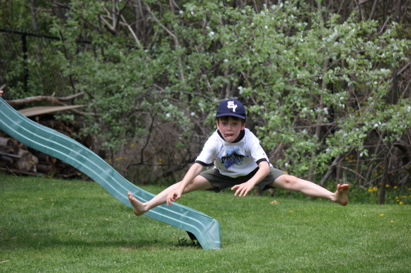 Mason - strong, fit and intense. Three things that admire and something I aspire to be one day. And it doesn't hurt that he's cute as all get out too!