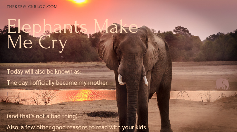 How reading a book about elephants reminded me why it is so important for parents to read with their children.